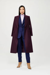 Allure Wool Wrap Coat with Belt - Alexandra-Dobre.com